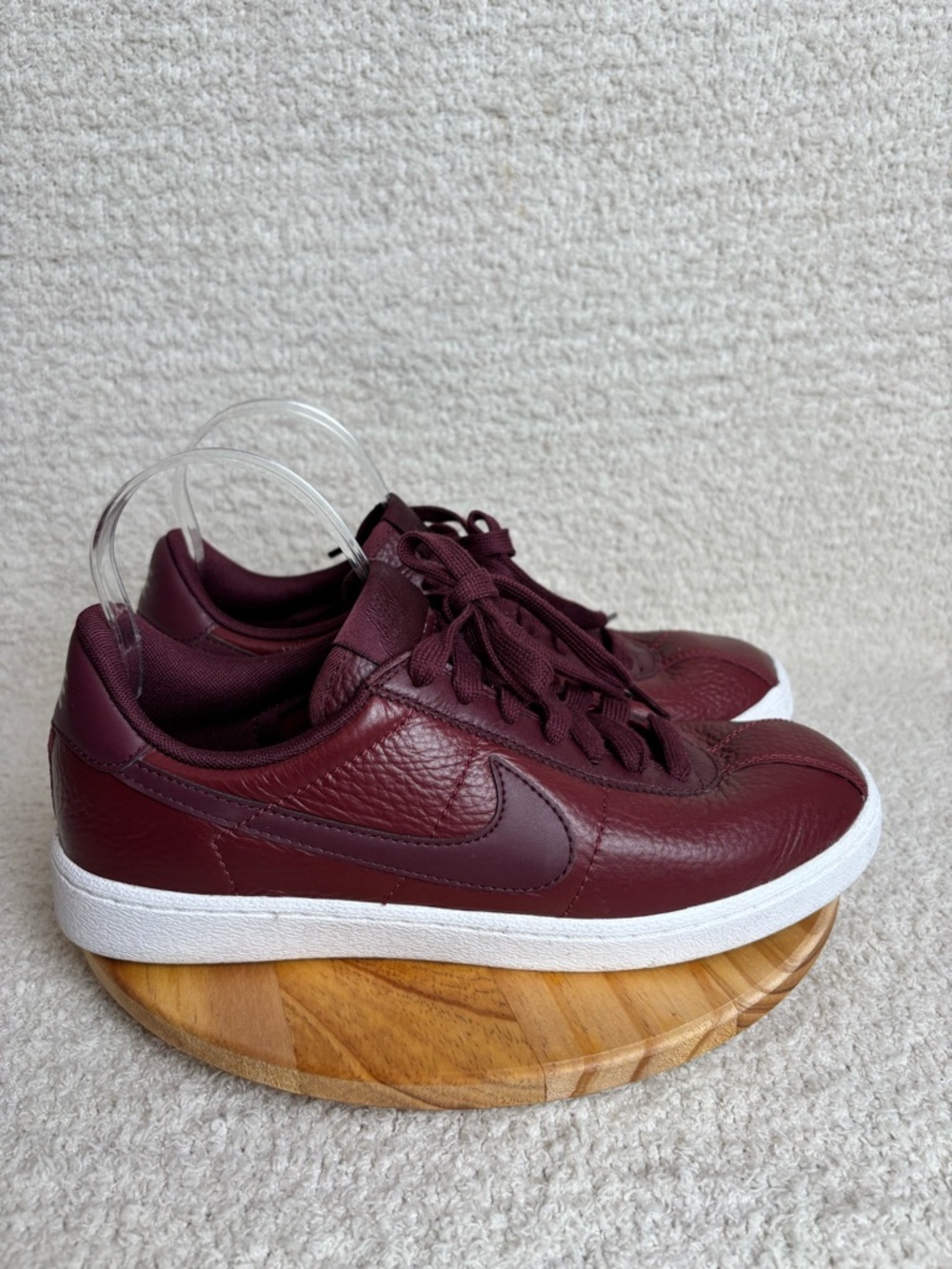 Nike Bruin Sneakers Mens 8 Low Top Team Red/Night Maroon Lace Up Retro‎ Shoe